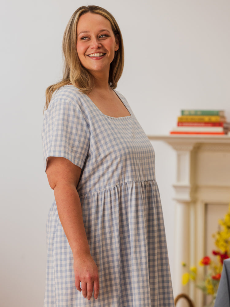Nico Square Neck Midi Dress - gallery