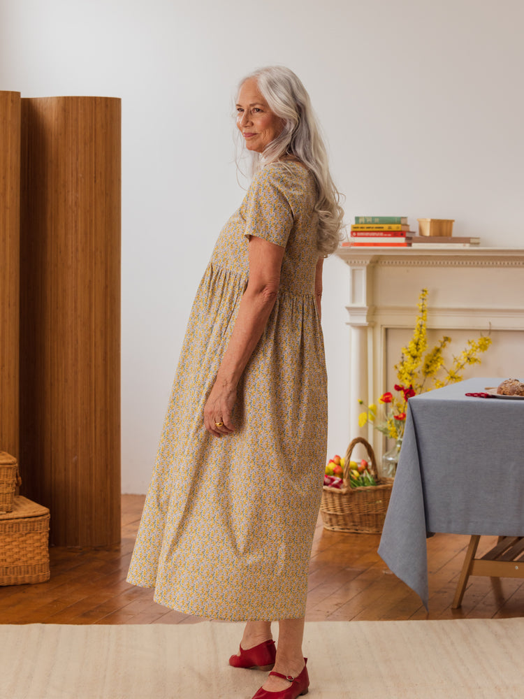 Nico Square Neck Midi Dress - gallery