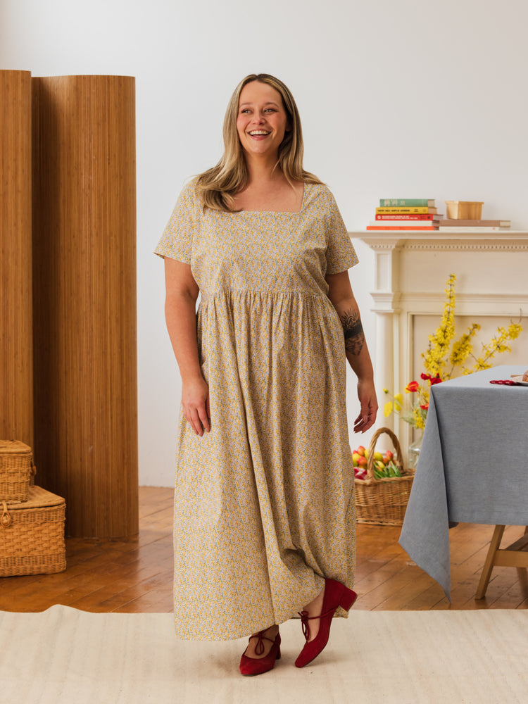 Nico Square Neck Midi Dress - gallery