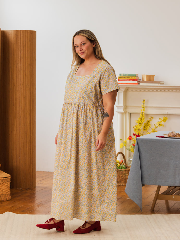 Nico Square Neck Midi Dress - gallery