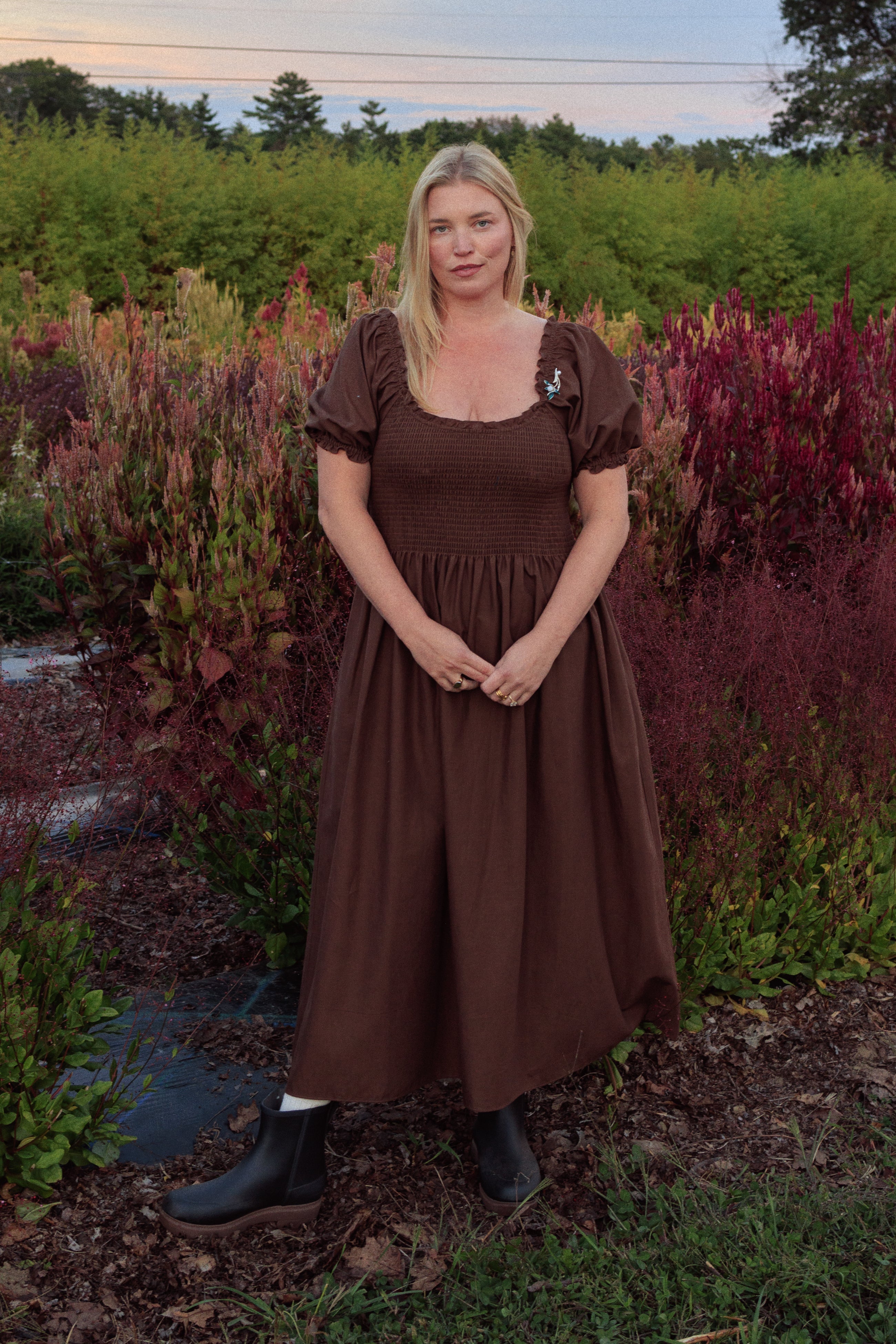 Goldie Smocked Short Sleeve Dress (Clearance) - gallery