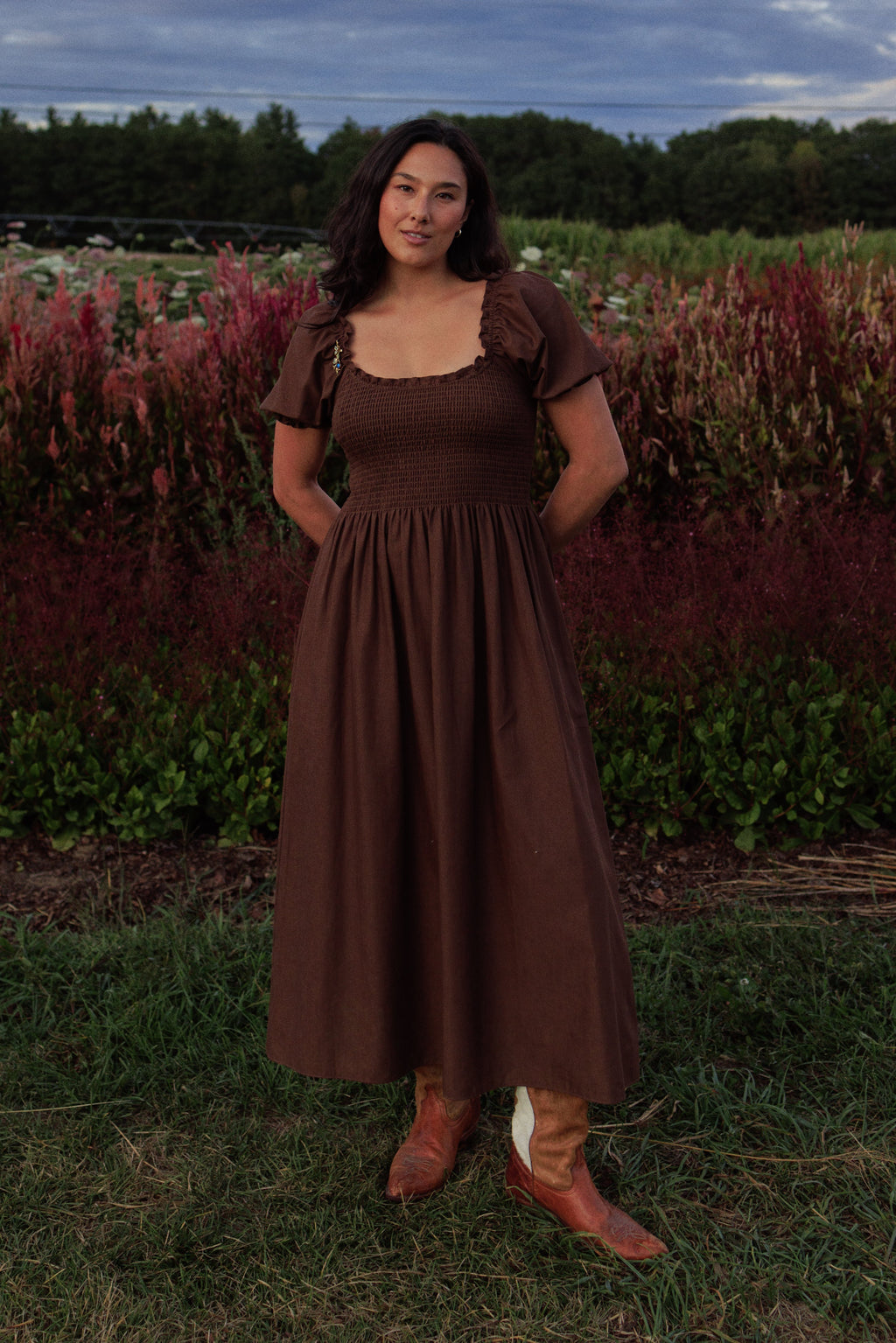 Goldie Smocked Short Sleeve Dress (Clearance) - gallery
