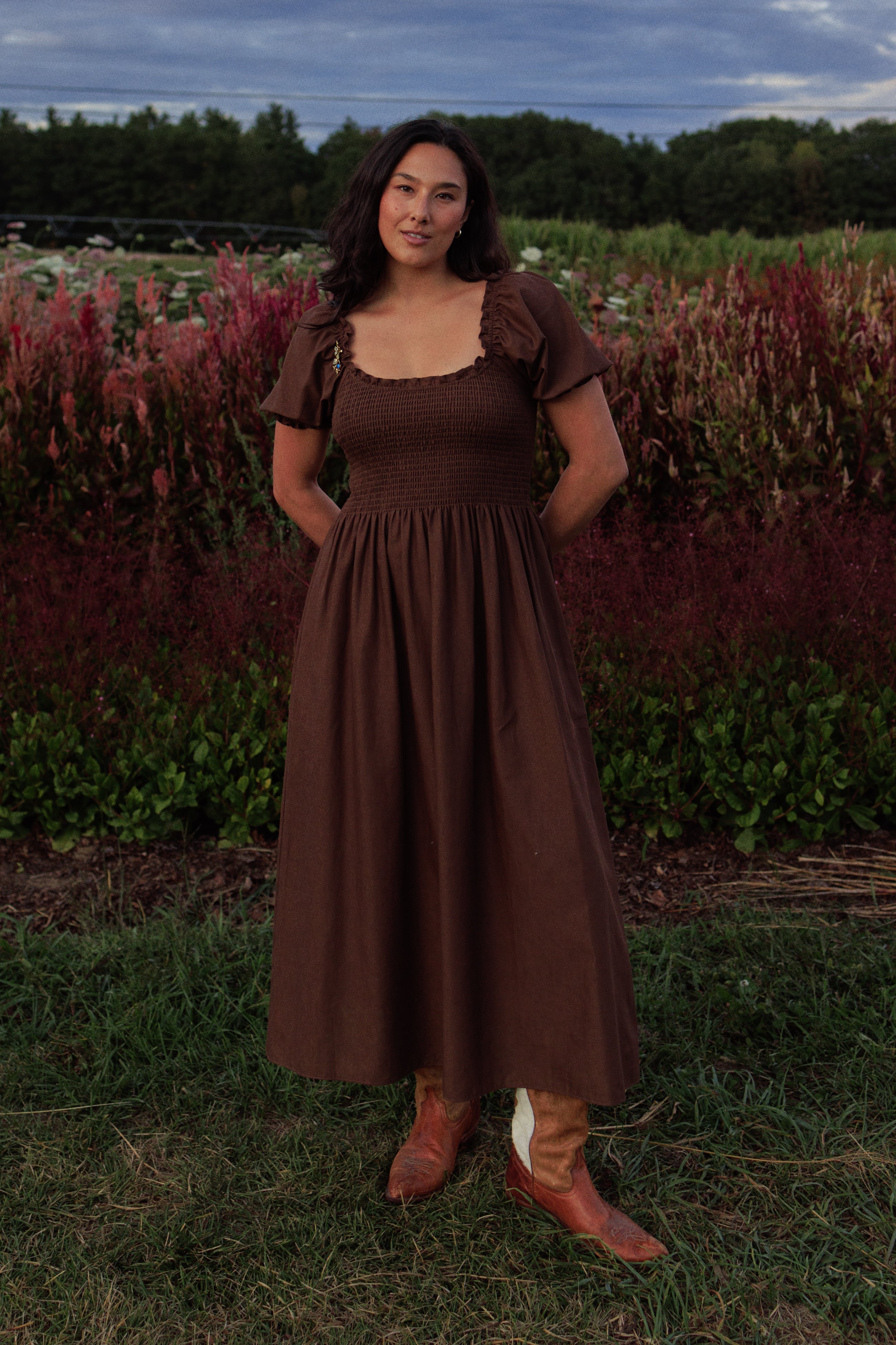 Goldie Smocked Short Sleeve Dress (Clearance) - gallery