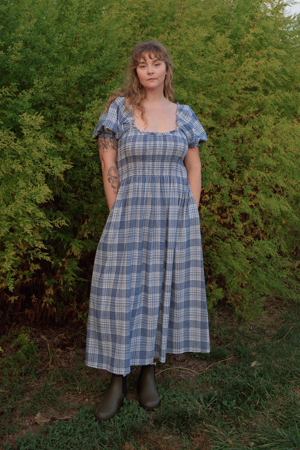Goldie Smocked Short Sleeve Dress (Clearance) - gallery