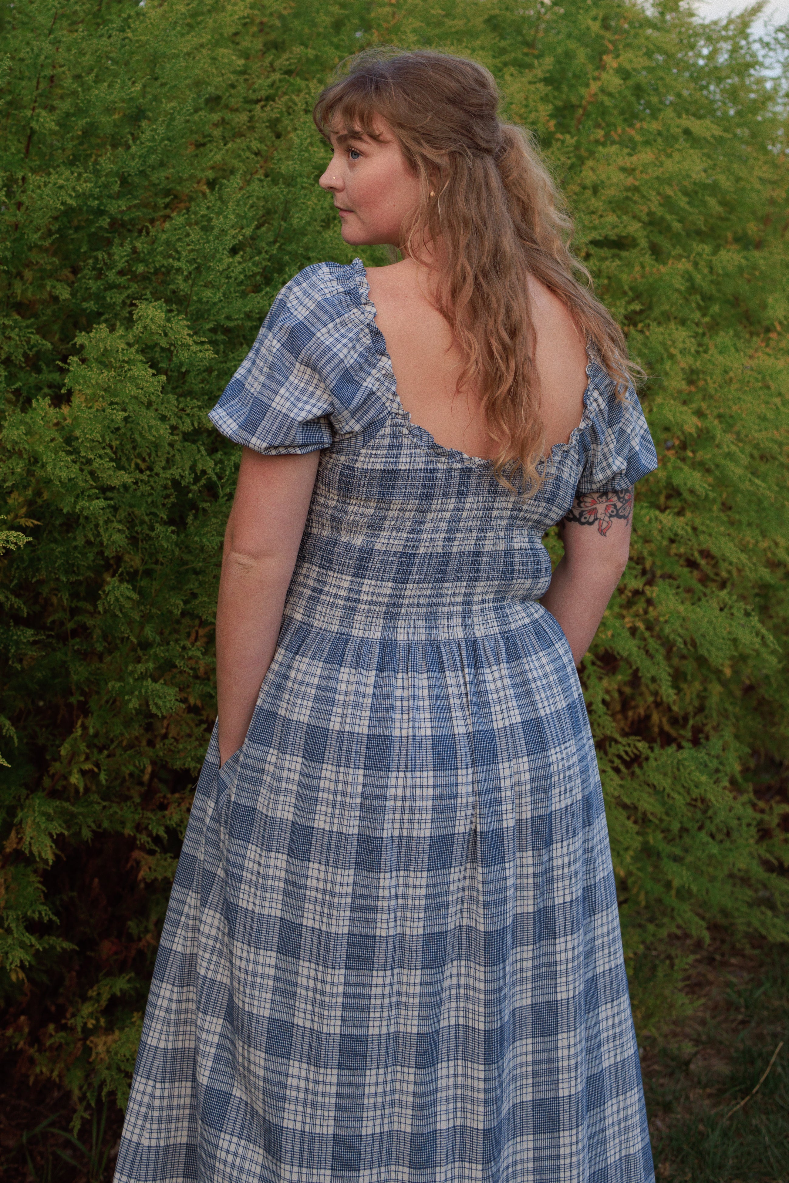 Goldie Smocked Short Sleeve Dress (Clearance) - gallery