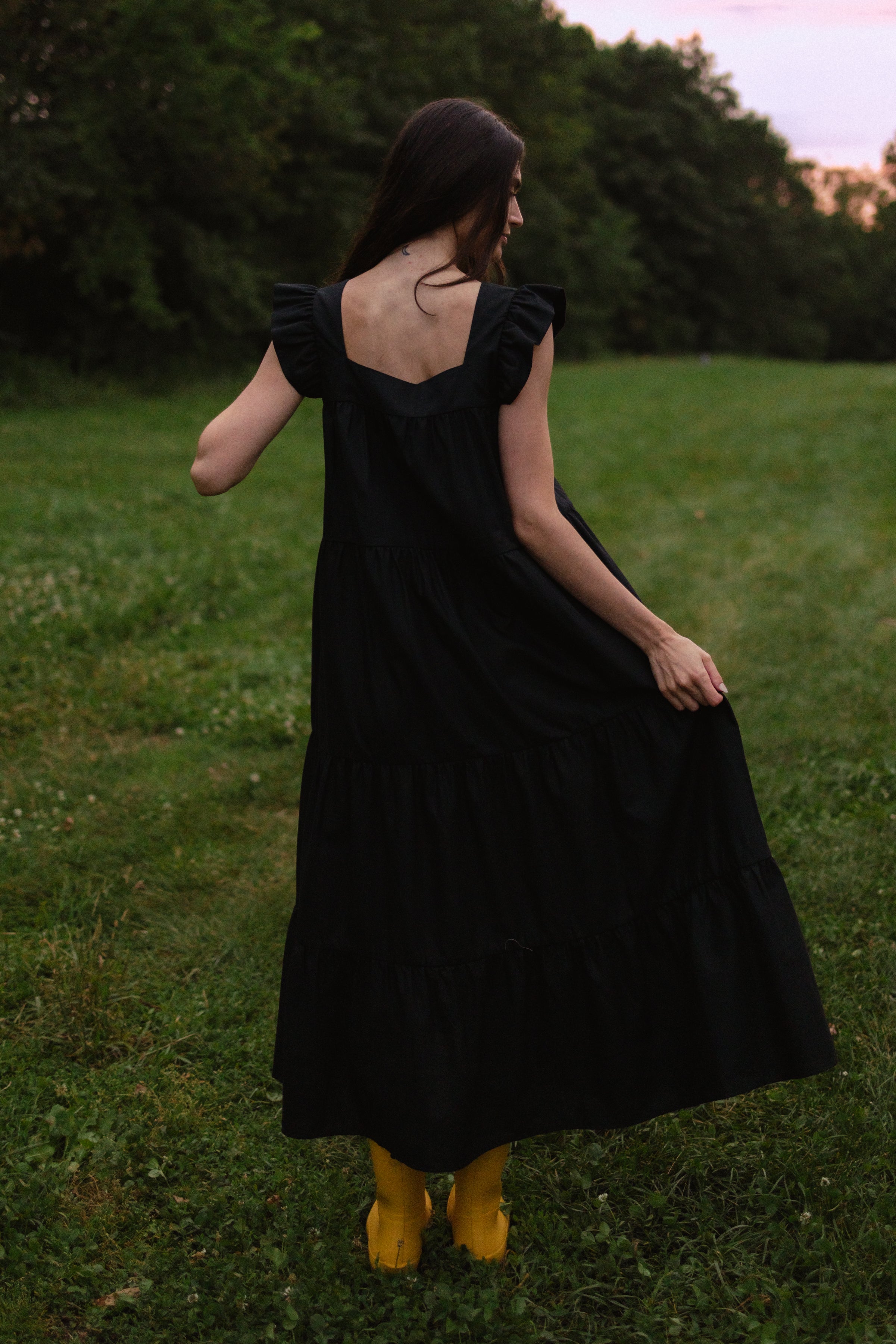 Chalet Flutter Sleeveless Dress - gallery