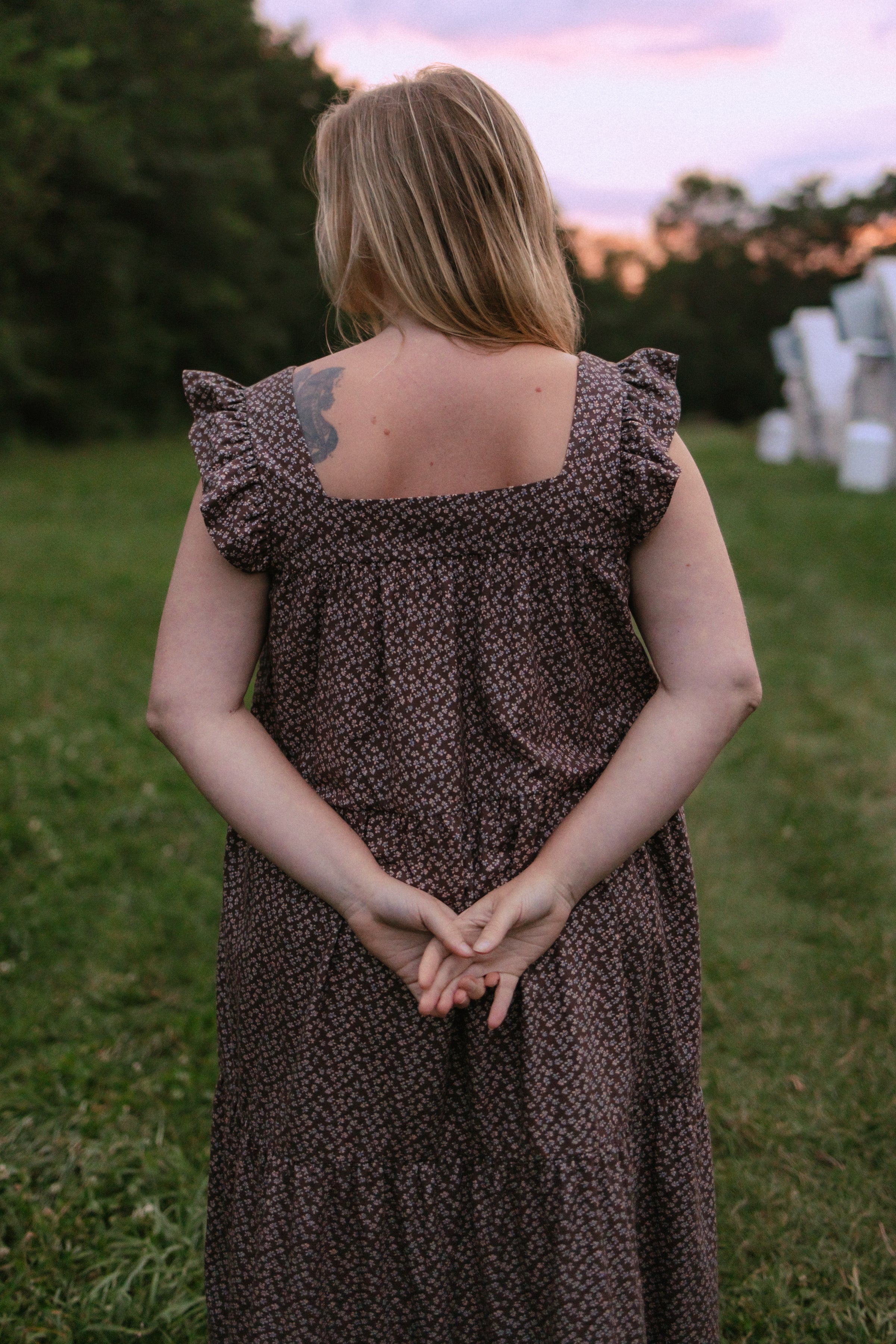 Chalet Flutter Sleeveless Dress - gallery