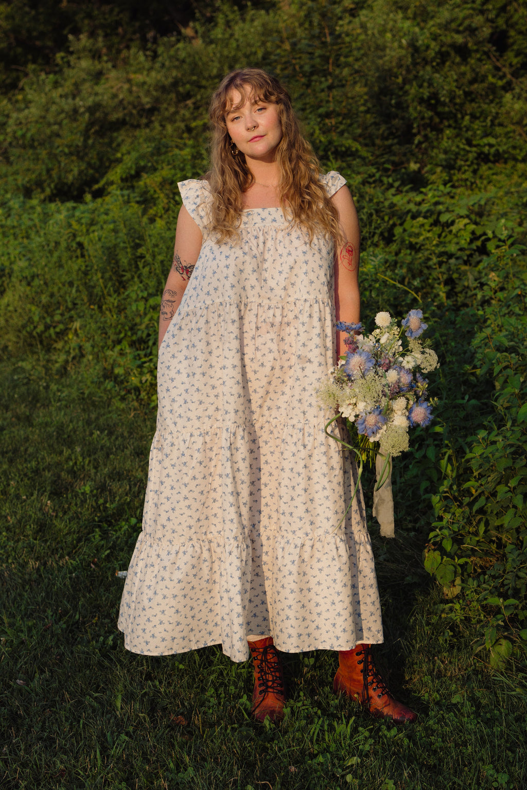 Chalet Flutter Sleeveless Dress - gallery
