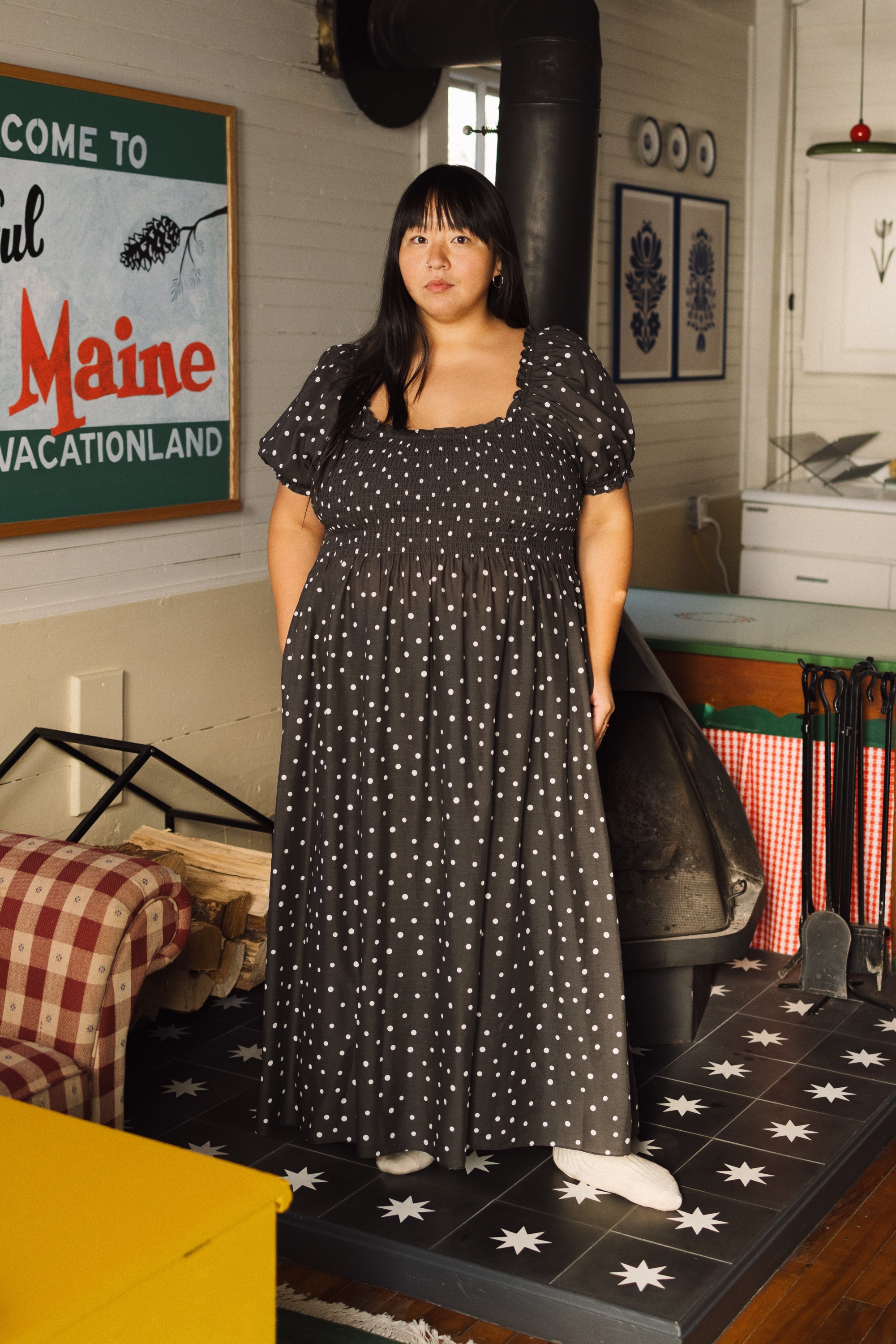 Goldie Smocked Short Sleeve Dress (Clearance) - gallery