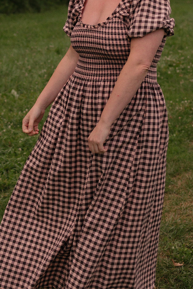 Goldie Smocked Short Sleeve Dress (Clearance) - gallery