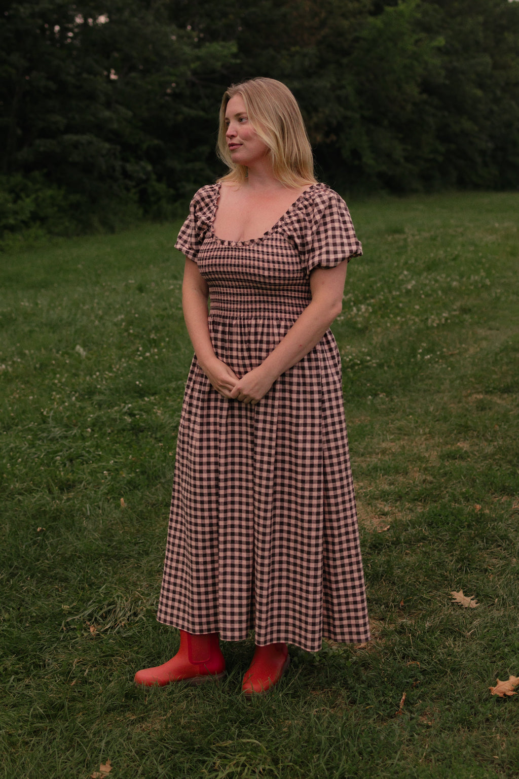 Goldie Smocked Short Sleeve Dress (Clearance) - gallery