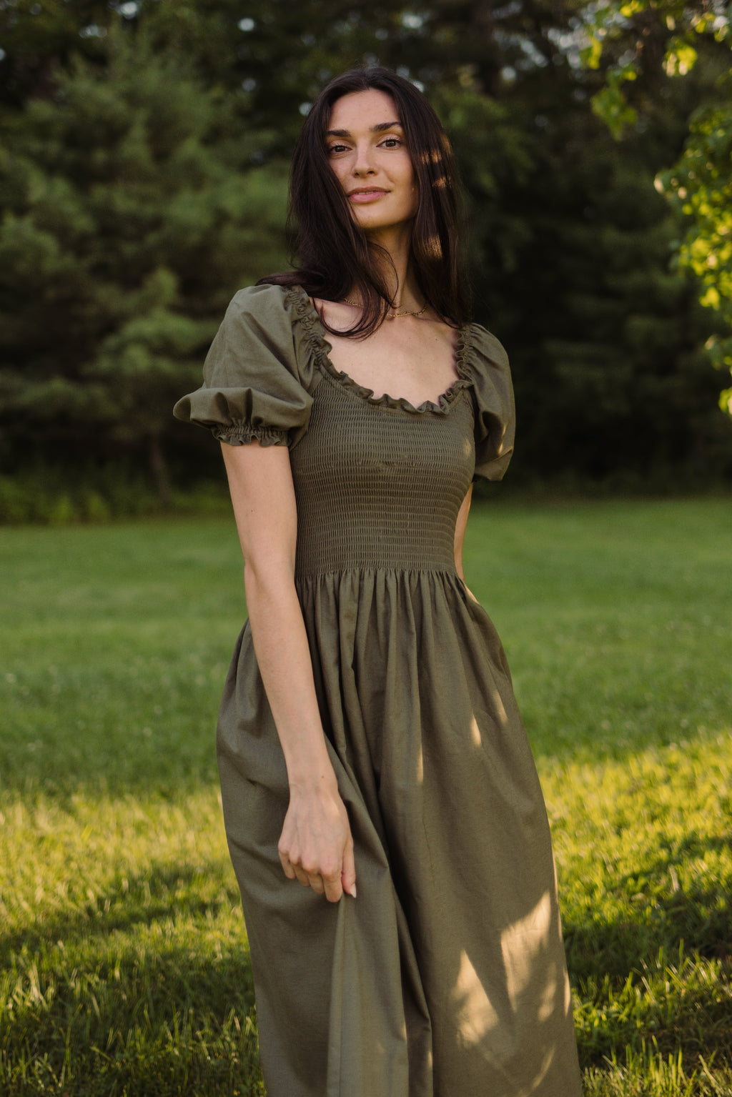 Goldie Smocked Short Sleeve Dress (Clearance) - gallery