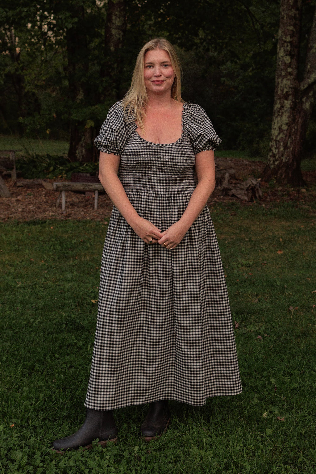 Goldie Smocked Short Sleeve Dress (Clearance) - gallery