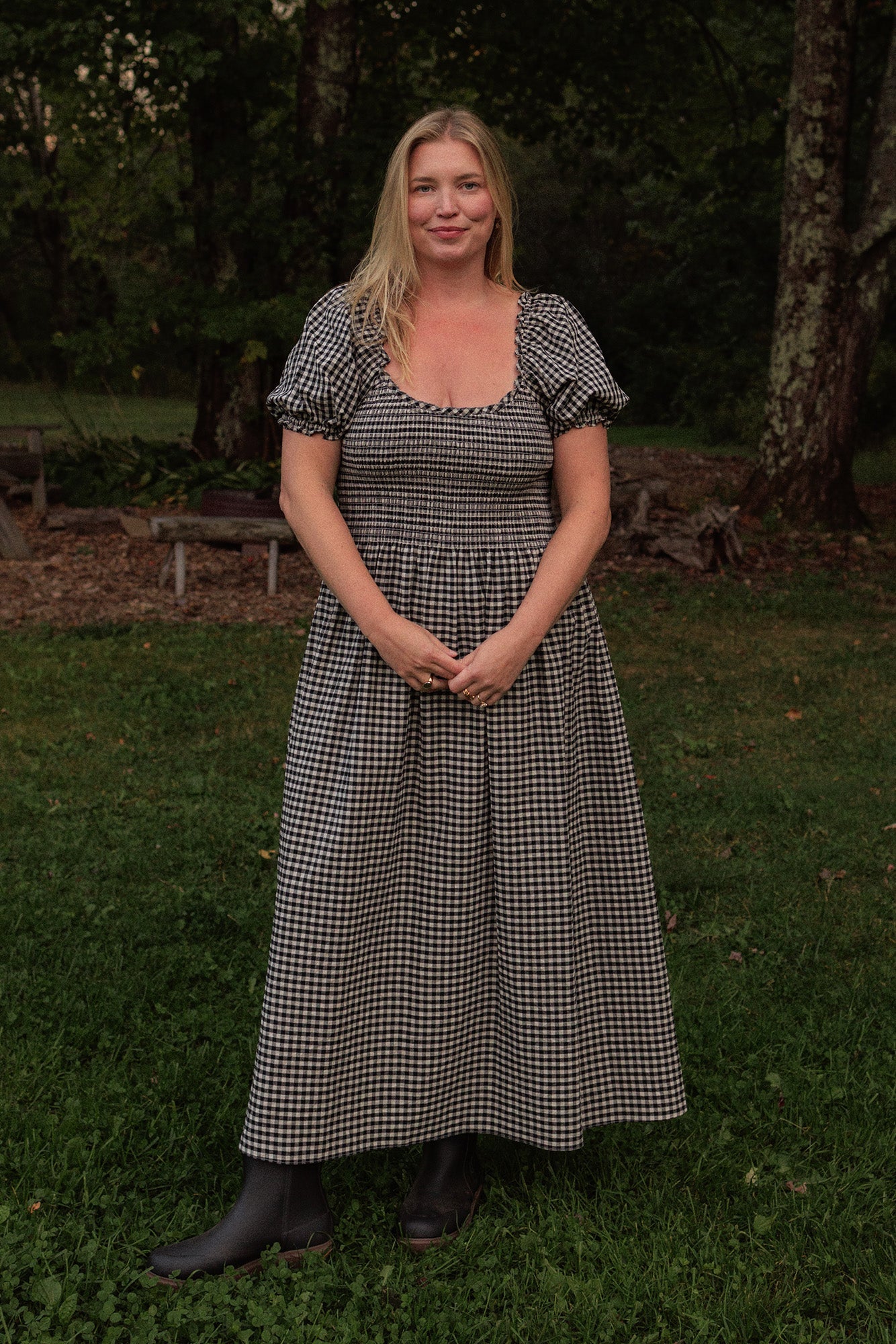 Goldie Smocked Short Sleeve Dress (Clearance) - gallery