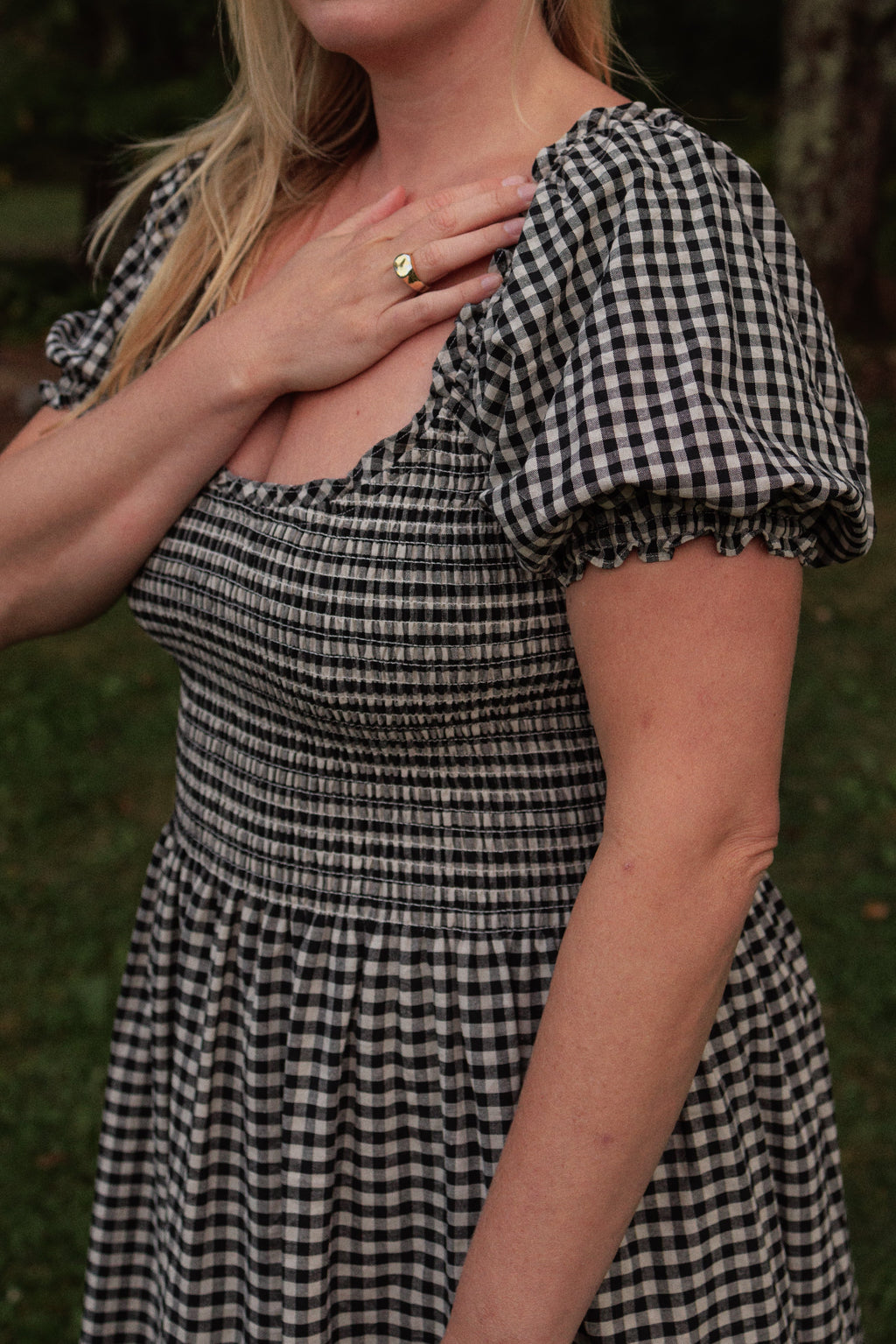 Goldie Smocked Short Sleeve Dress (Clearance) - gallery