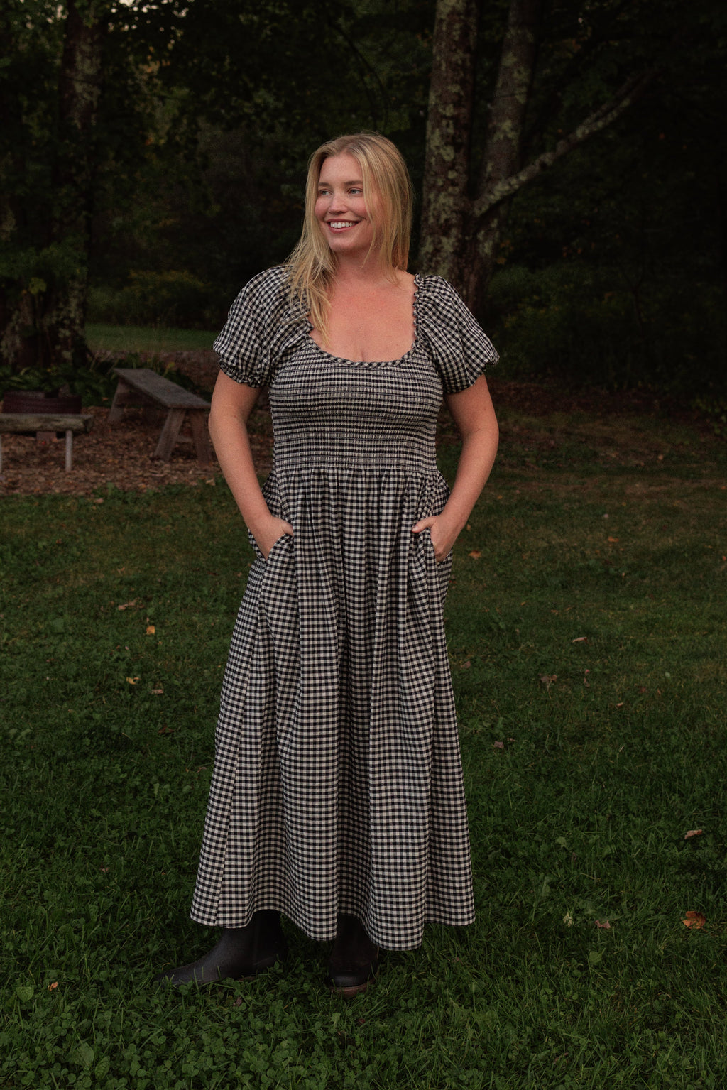 Goldie Smocked Short Sleeve Dress (Clearance) - gallery