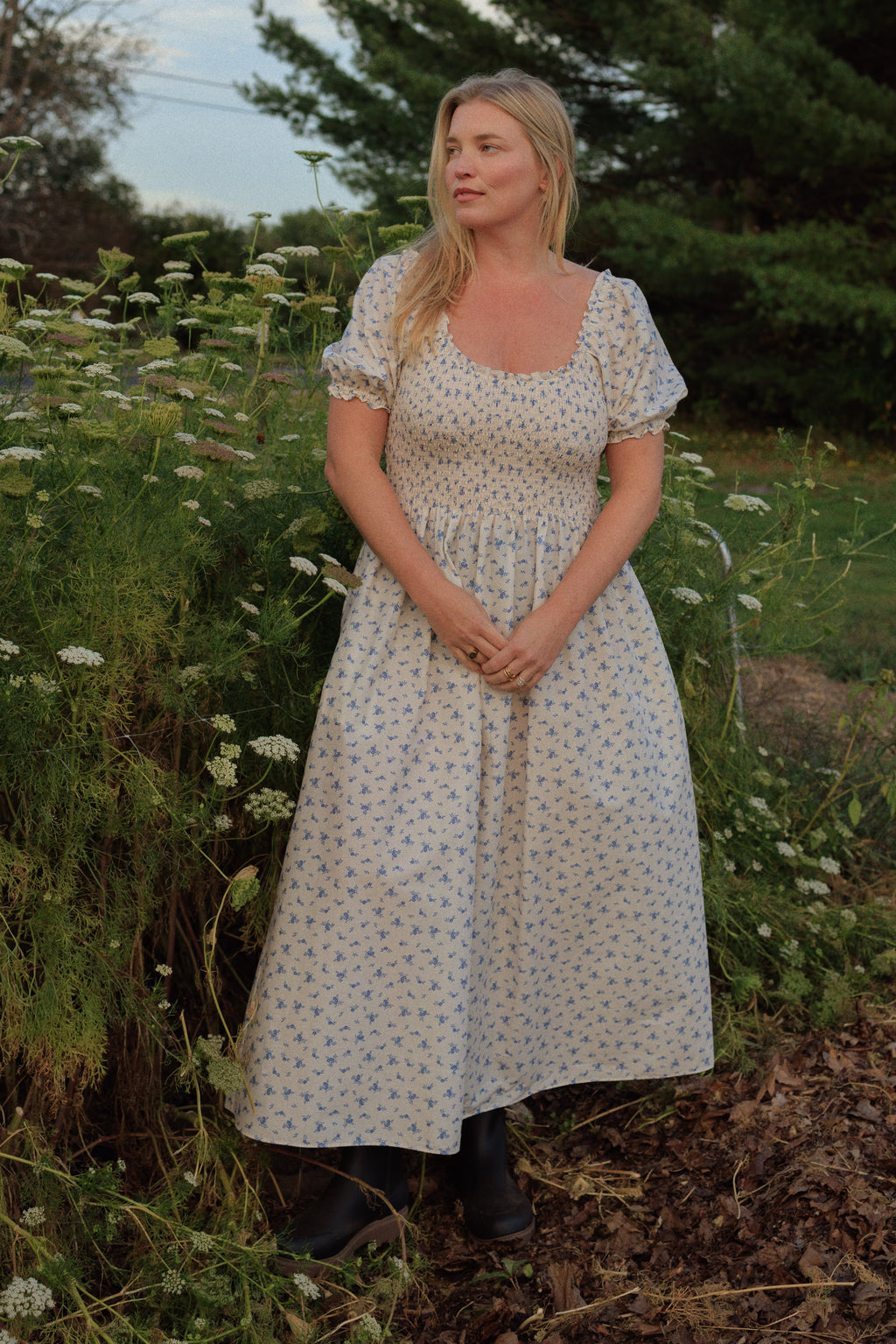 Goldie Smocked Short Sleeve Dress (Clearance) - gallery