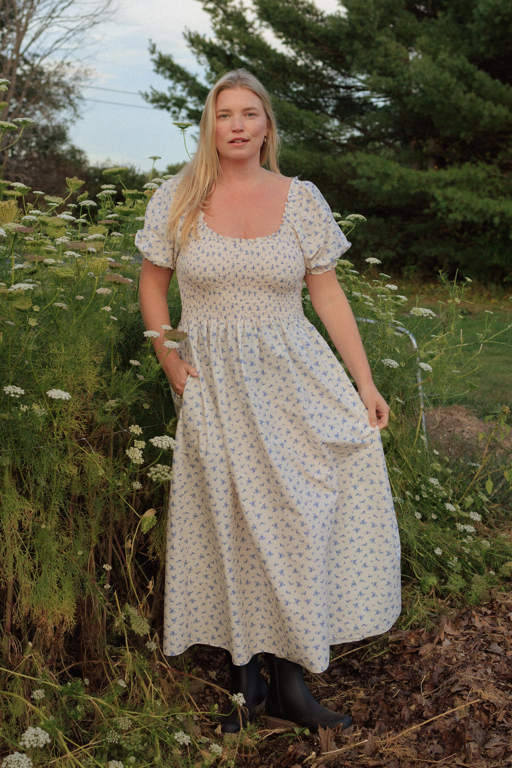 Goldie Smocked Short Sleeve Dress (Clearance) - gallery