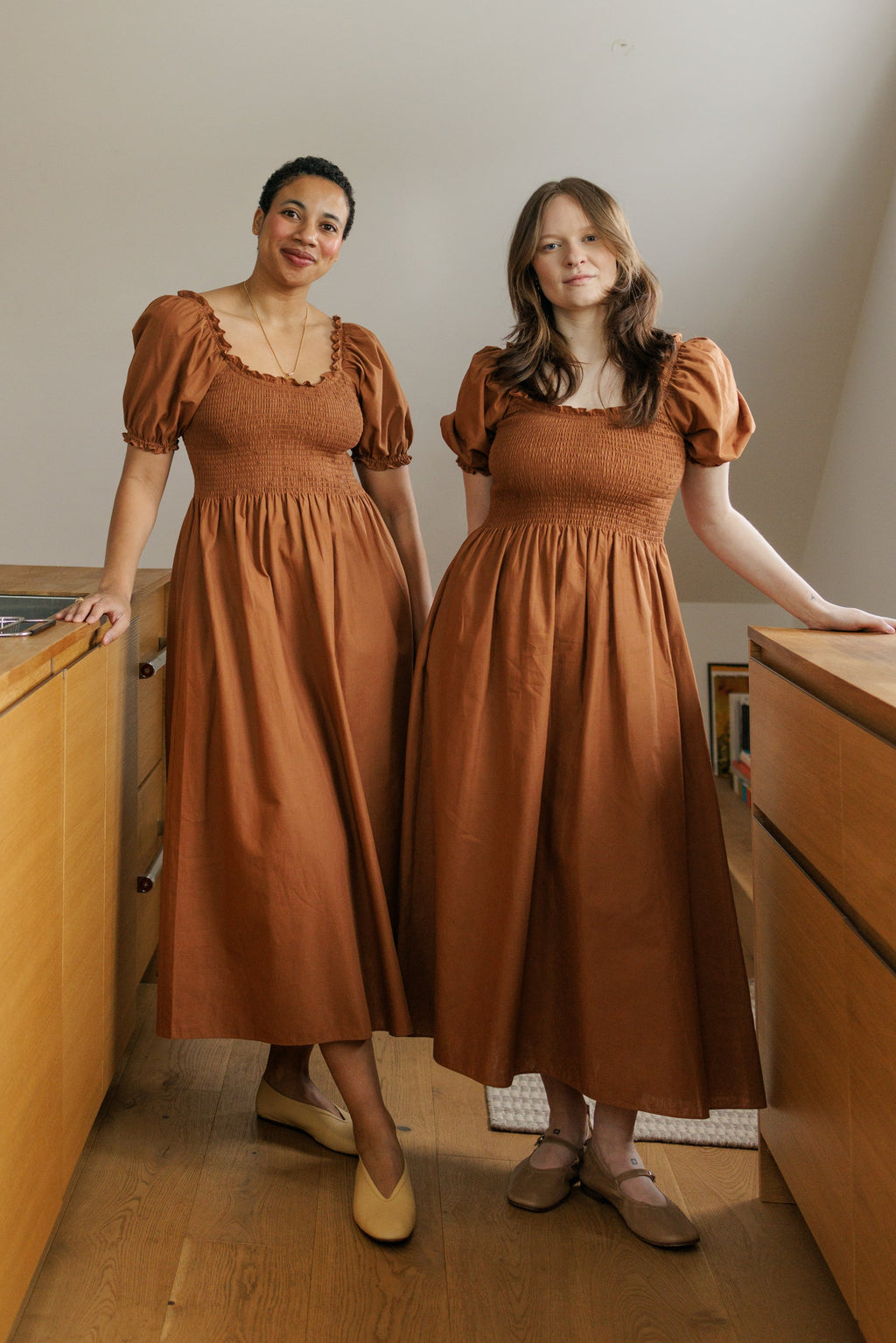 Goldie Smocked Short Sleeve Dress - gallery