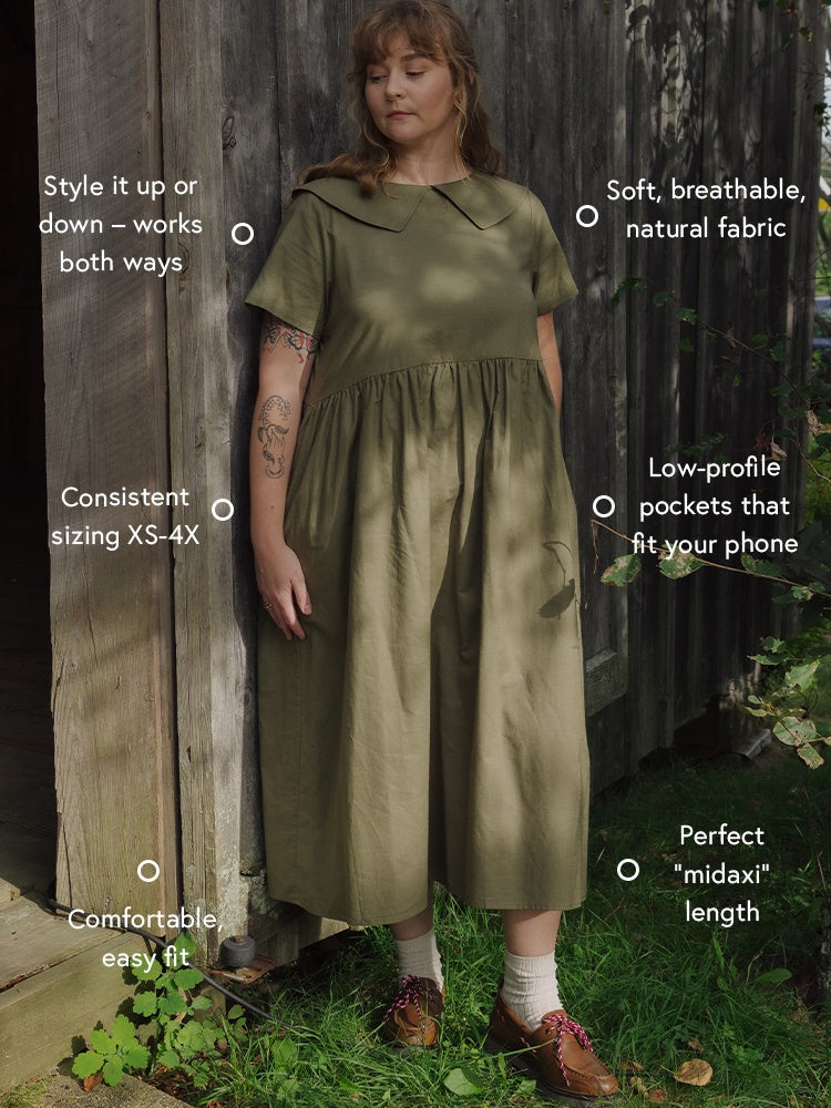 Homestead Collared Dress - gallery