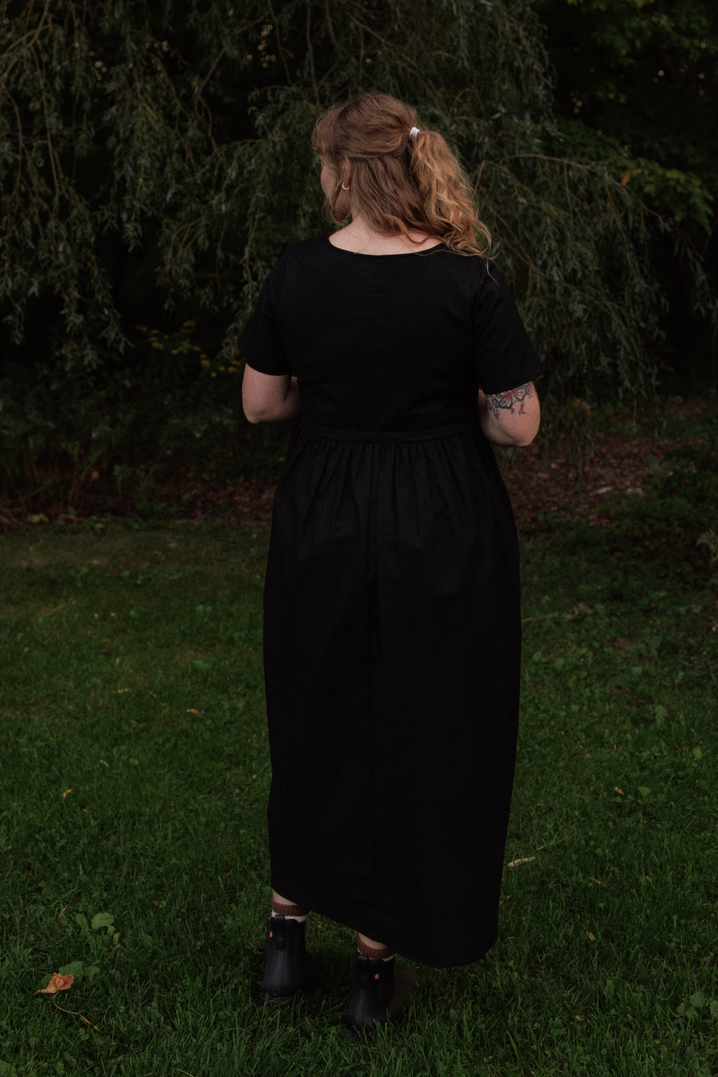 Nico Square Neck Drawstring Dress - gallery
