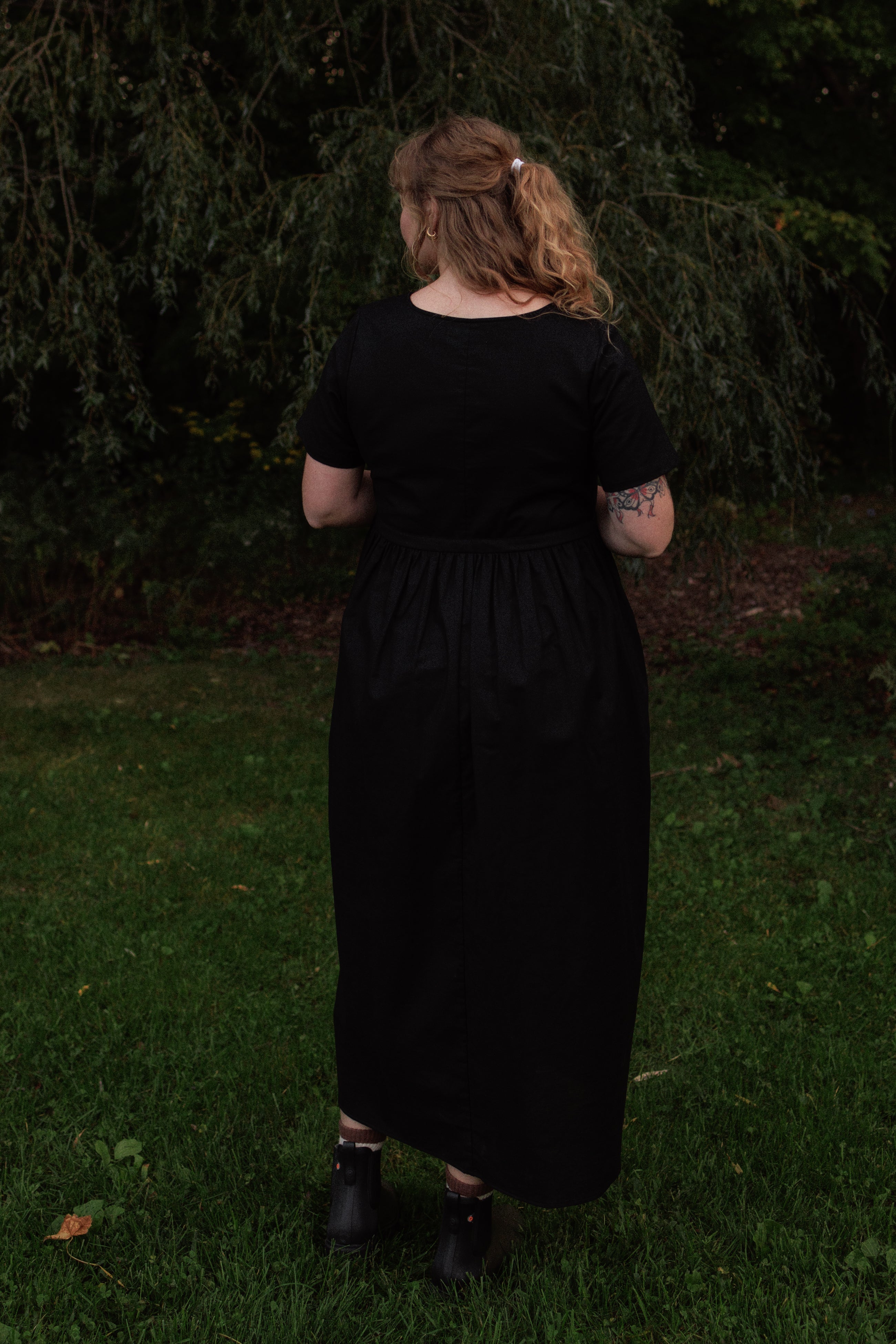 Nico Square Neck Drawstring Dress - gallery