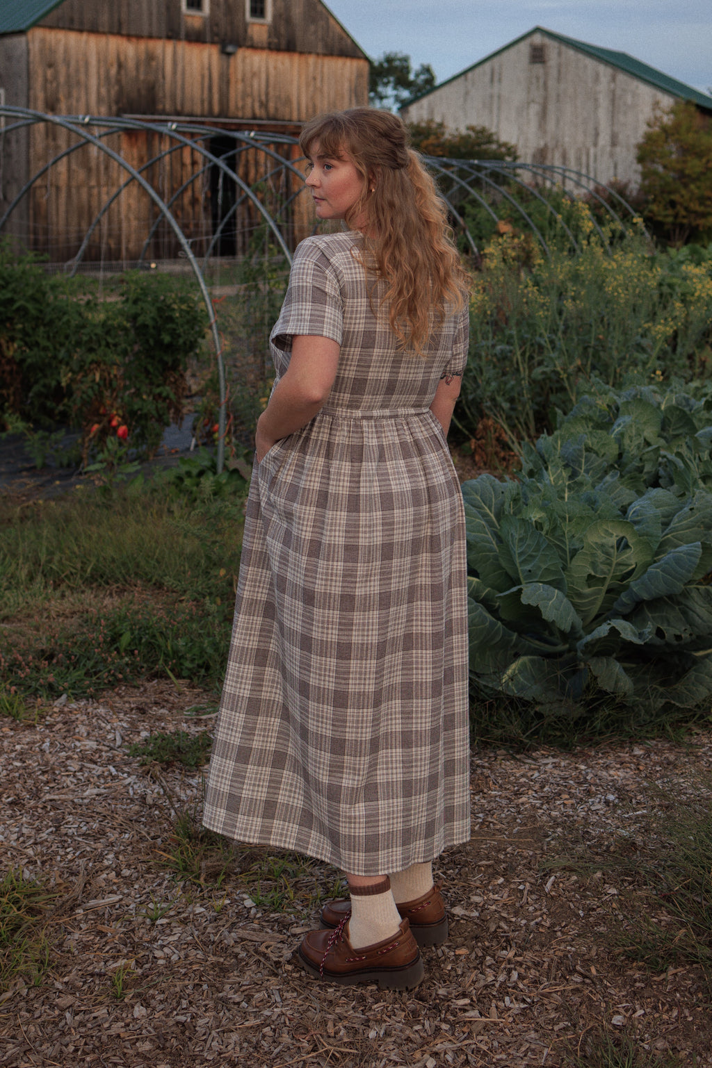 Nico Square Neck Drawstring Dress - gallery