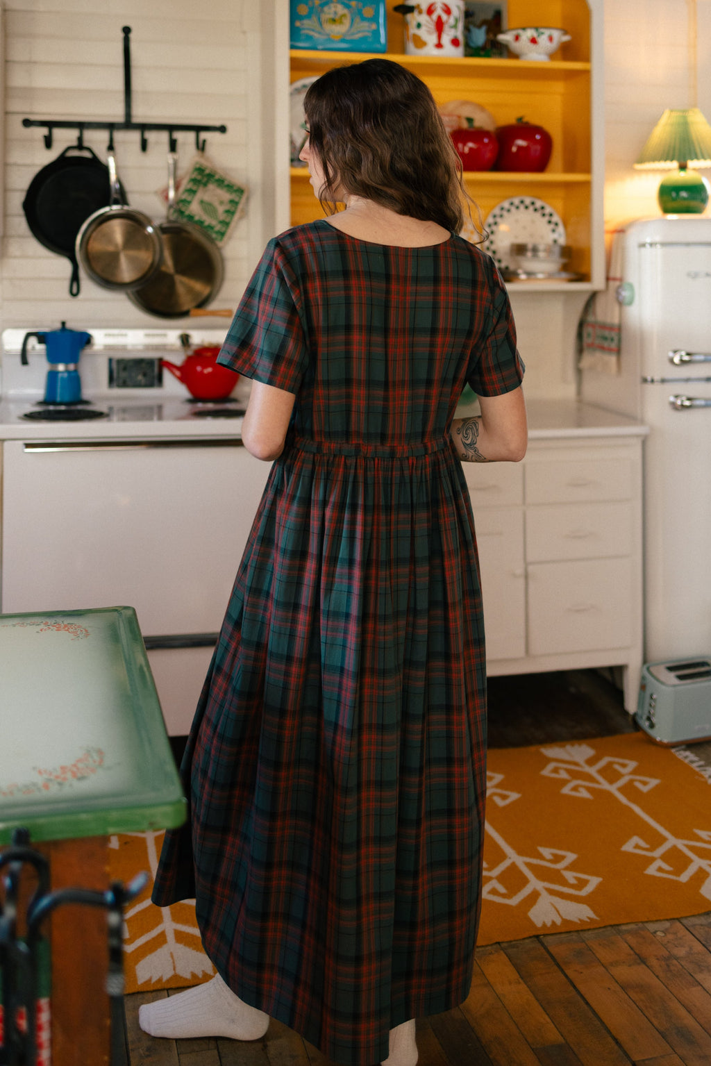 Nico Square Neck Drawstring Dress - gallery