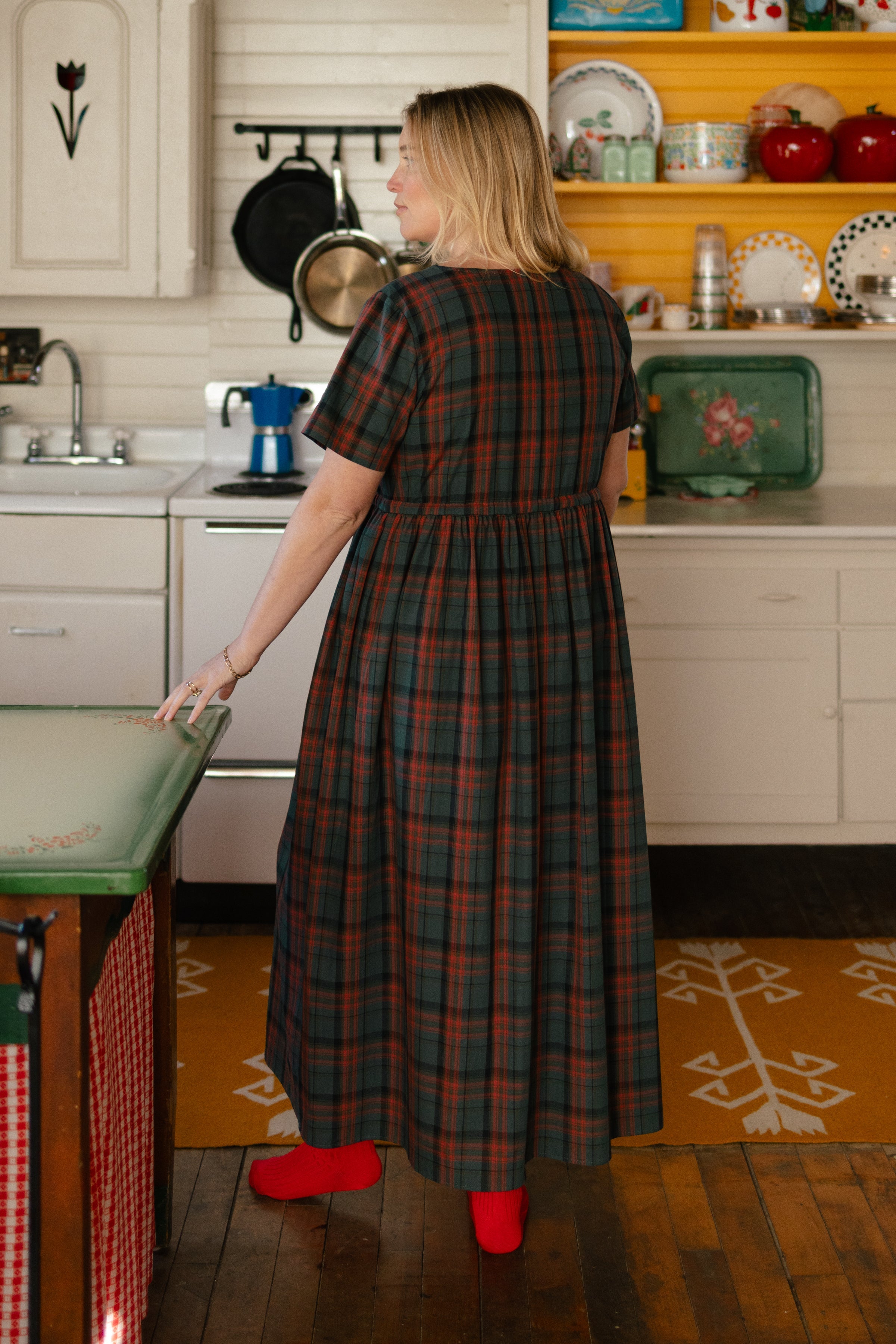 Nico Square Neck Drawstring Dress - gallery