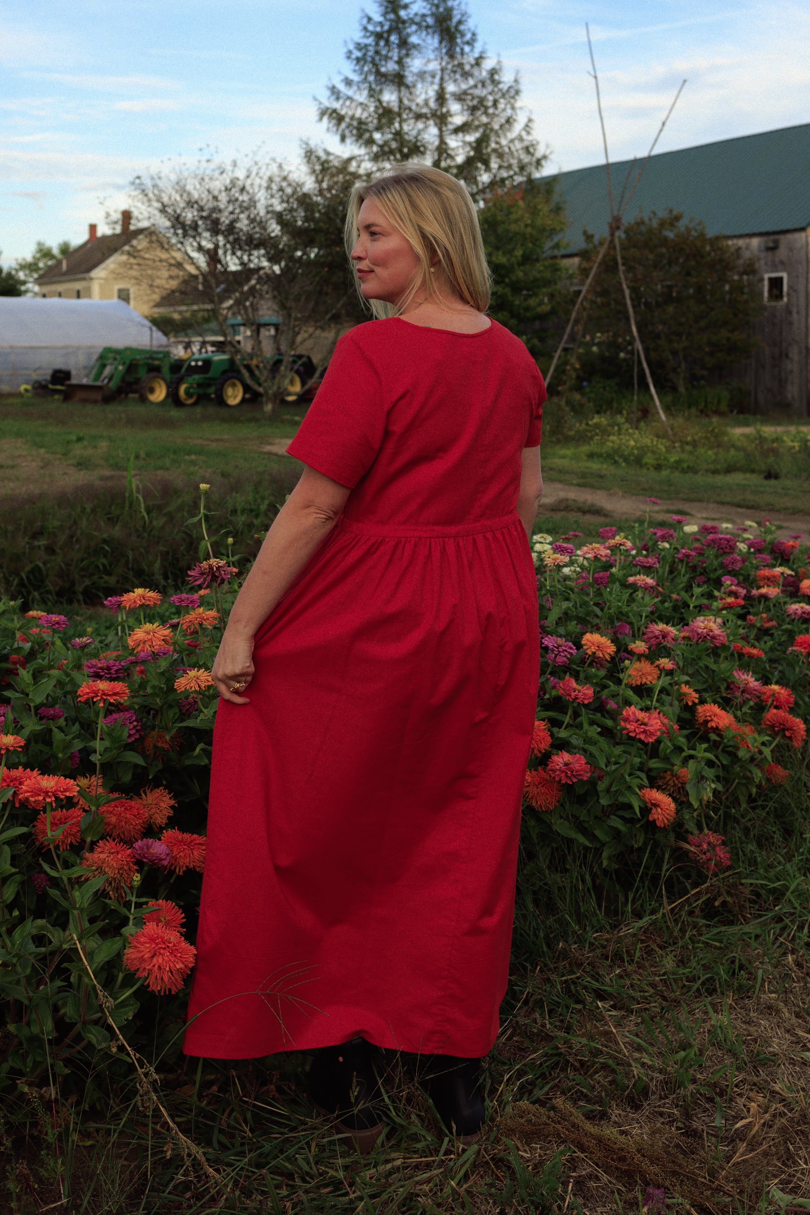Nico Square Neck Drawstring Dress - gallery