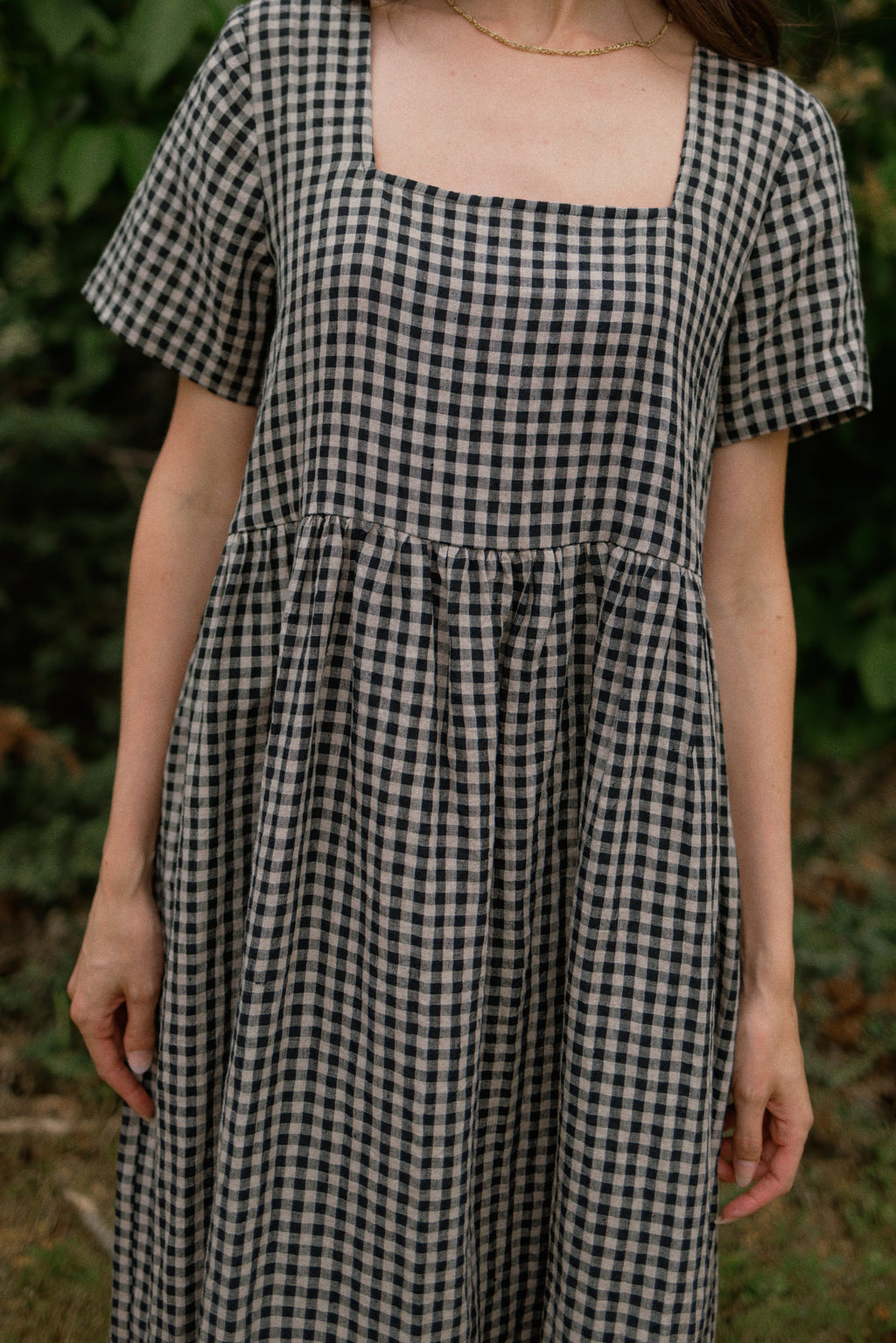 Nico Square Neck Midi Dress - gallery