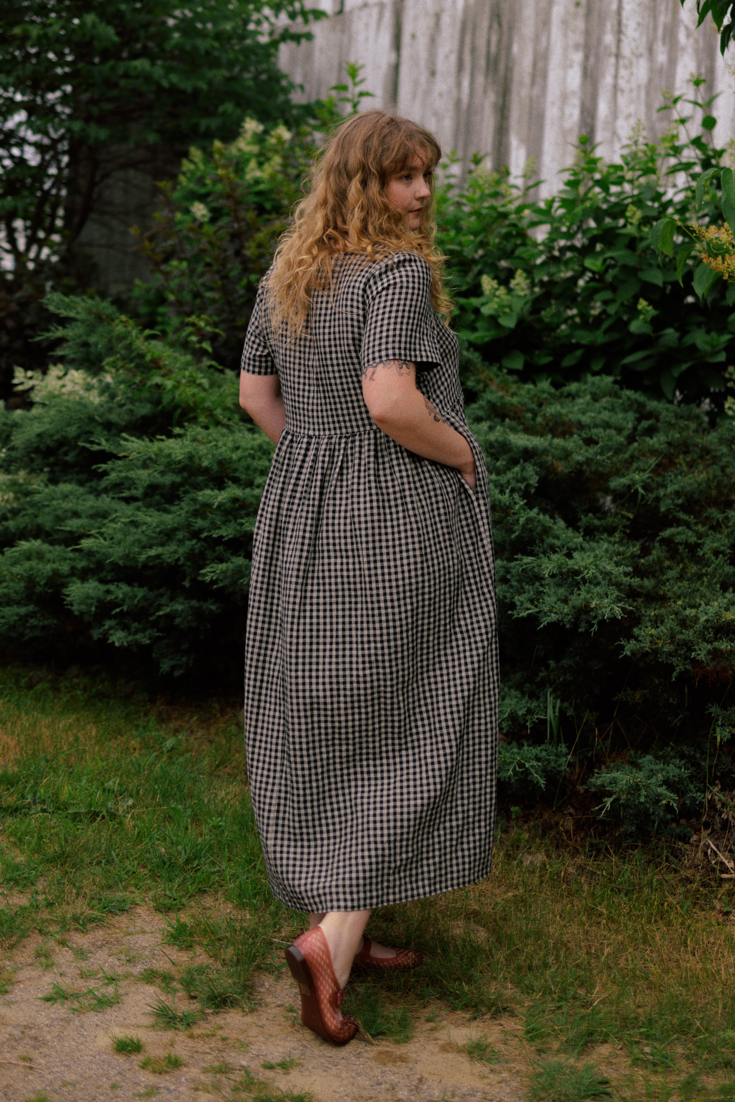 Nico Square Neck Midi Dress - gallery
