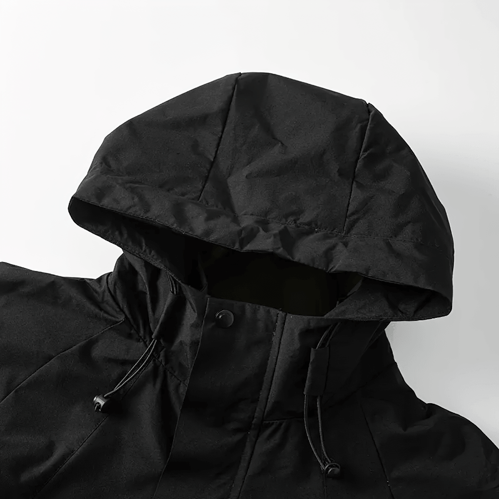 Waterproof Hiking Jacket with Windproof Hood for Women - gallery