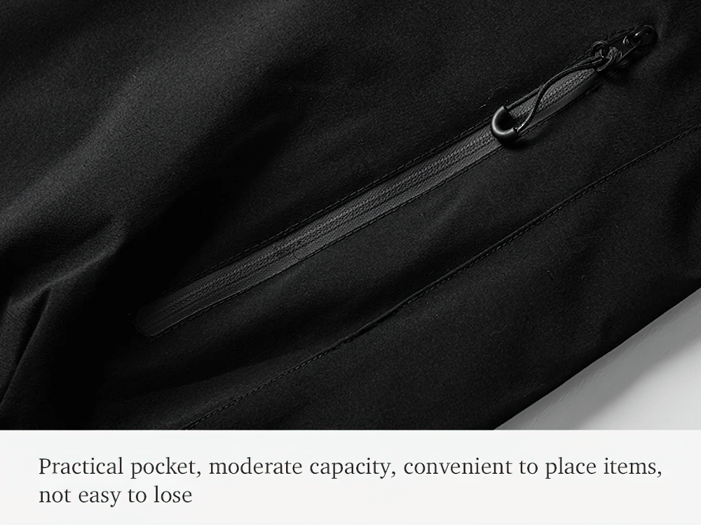 Waterproof Windbreaker Jacket with Velcro Cuffs for Women - gallery