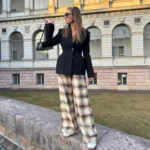 s Classic Two Button Tailored Blazer for Women - gallery